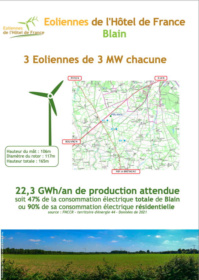 Plaquette de présentation du projet - 1ère page
